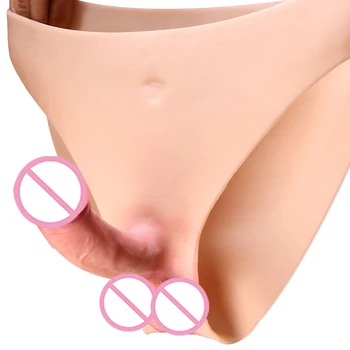 New Silicone Dildo Panties For Lesbian Strapon Dildo Sex Toys For Woman Masturbation Device Realistic Dildo Penis Pants 2021 3