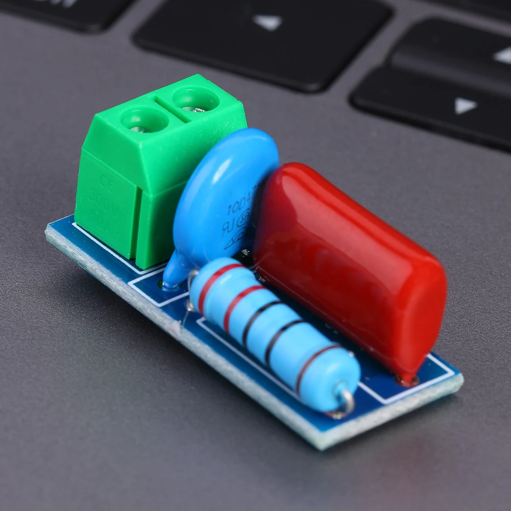 Relay Contact Protection Absorption Circuit Module AC/DC 5V-400V Snubber Board RC Absorption Circuit Module