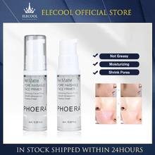 

PHOERA Make Up Transparent Cream Pore Primer Oil Control Lasting Moisturizing Makeup Milk Brighten Skin Isolation Fluid TSLM1