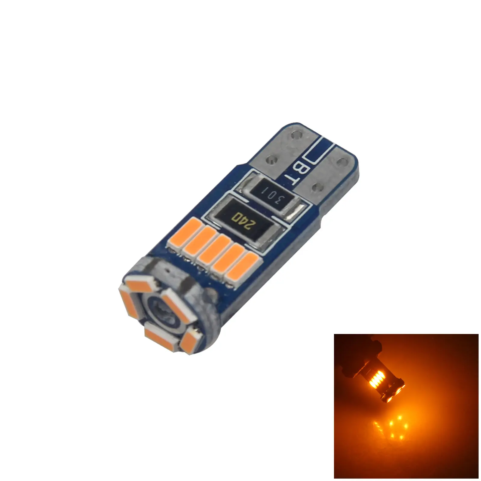 

1X желтая автомобильная лампа поколения T10 W5W, без ошибок, 15 3014 SMD СВЕТОДИОДНЫЙ 184 192 193 Z2888