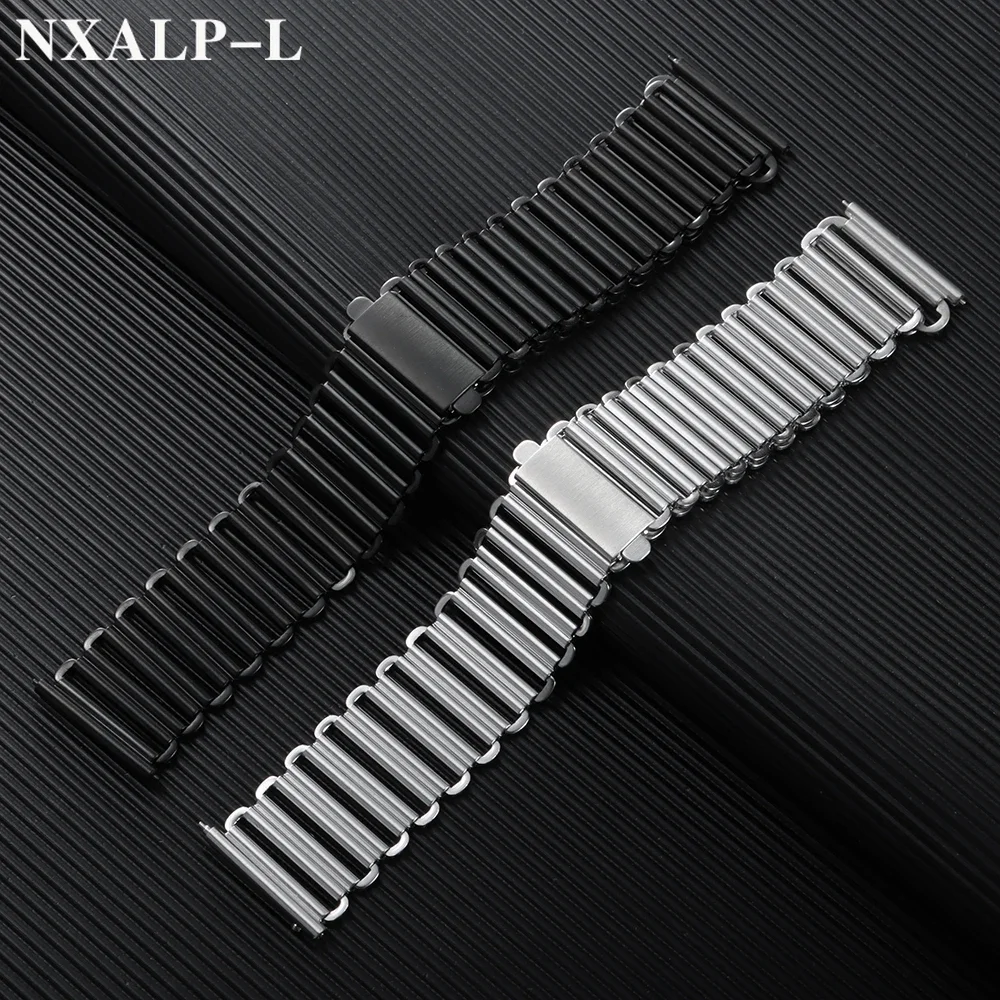 Premium Stainless Steel Quick Release Watch Strap - High Quality Metal Bonklip Bracelet Accessories