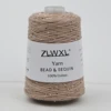 100g 420M 2mm Sequin & Bead cotton yarn DIY Knitted decoration Hand crochet KNITTING YARN 1