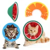 Cat Elizabeth Collar Pet Recovery Cone Soft Anti Bite Neck Cover for Surgery Wound Protection kitten accessories for cats