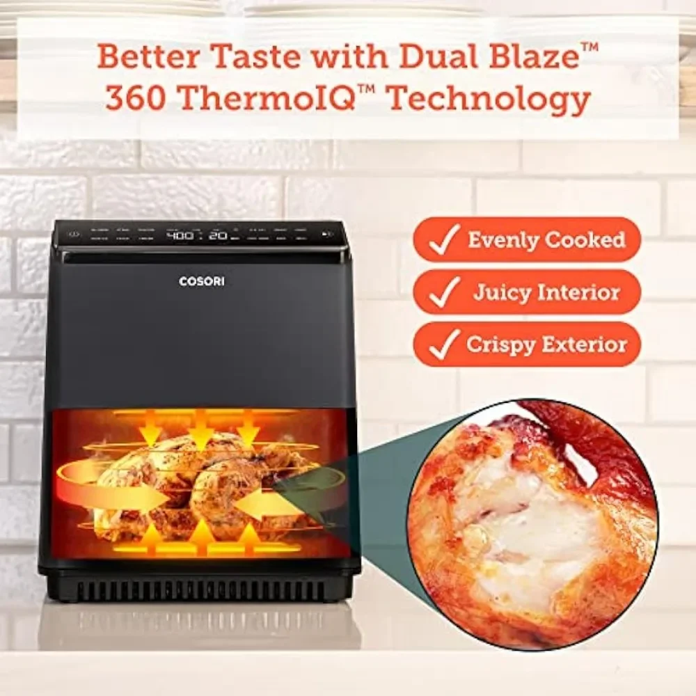 COSORI Pro III Air Fryer Dual Blaze, 6.8-Quart, Precise Temps Prevent Overcooking 4