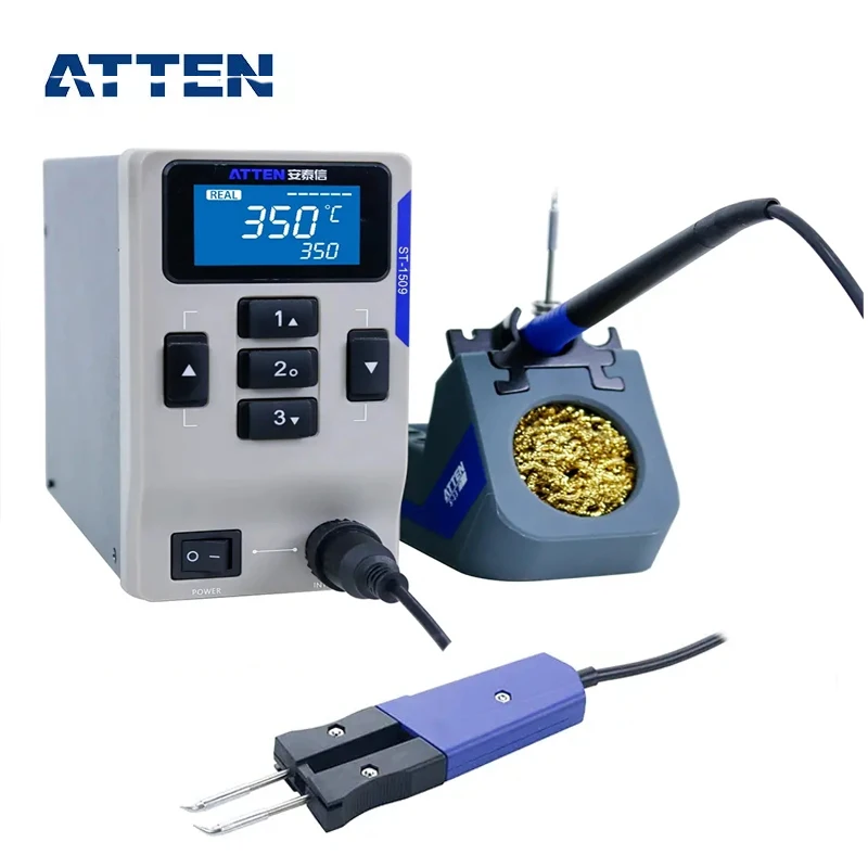 Soldering station,soldering tool,desoldering station ATTEN ST-1509 9150 Digital Soldering Station Compatible With Various Type Of Soldering Tips BGA PCB Desoldering Welding Iron