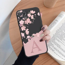 Floral Alphabet Shockproof TPU Bumper Soft Silicone Phone Case for Samsung A22S 5G (Khe-zmtah01)
