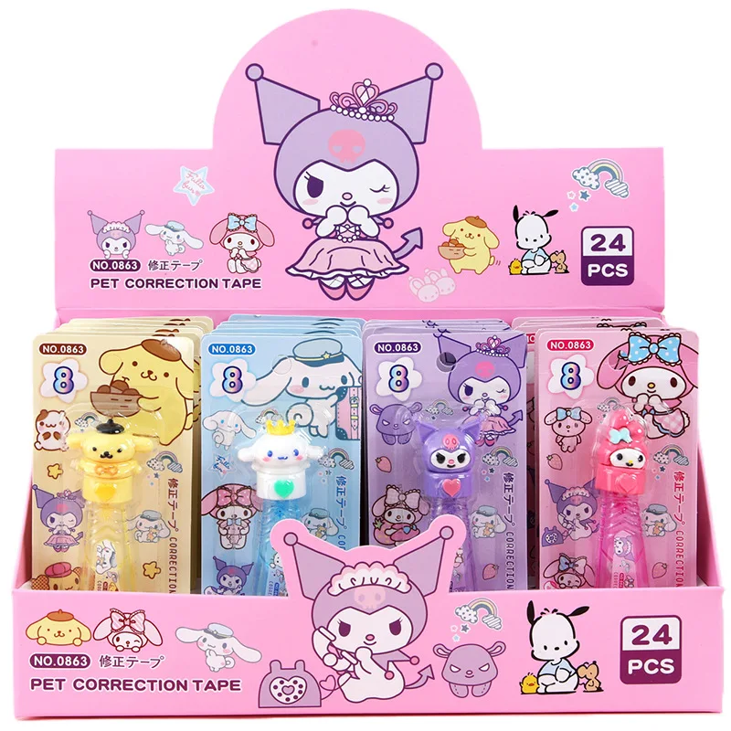 Sanrio Cartoon Creative Correction With High Appearance Level Silicone Modeling Correction With Student Stationery