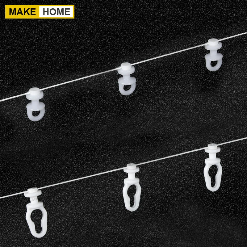 The 'S shape' Curtains pulley accessory Runners Suitable for blackout curtains sheer curtains Track