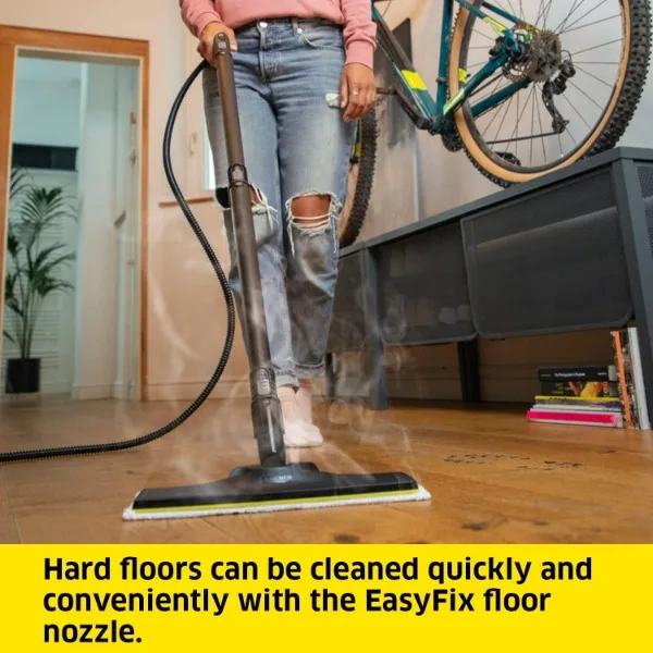 Kärcher - SC 3 Portable Multi-Surface Steam Cleaner/Steam Mop with Attachments – Chemical-Free, Rapid 40 Second Heat-Up 5