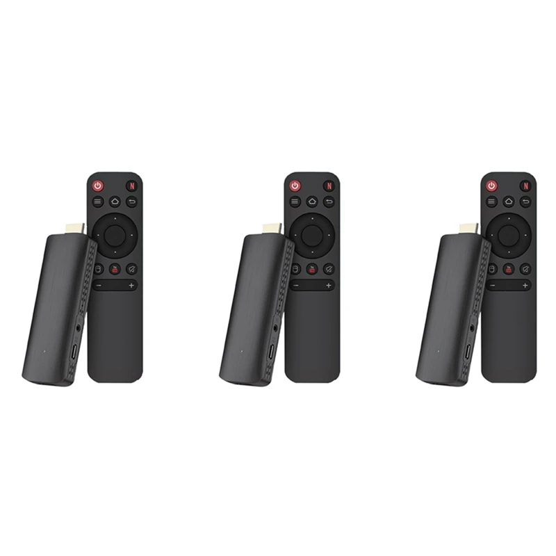 3X H313 Tv Box Stick Android Tv Hdr Set Top Os 4K Bt5.0 Wifi 6 2.4/5.8G Android 10 Smart Sticks Lettore Multimediale Android