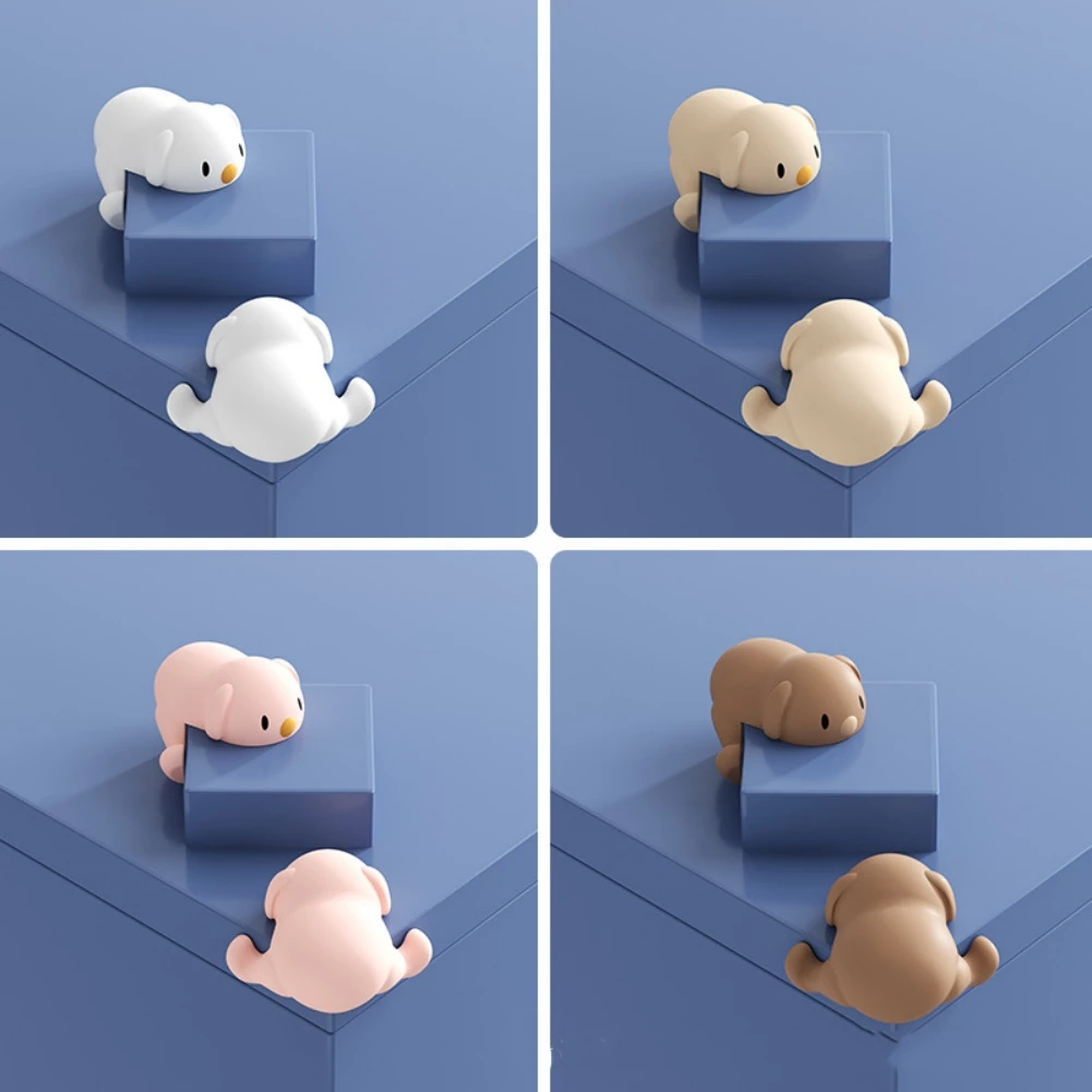 

2pcs Baby Safety Silicone Protector Table Corner Edge Protection Cover Electric Socket Protection Children Anticollision Guards