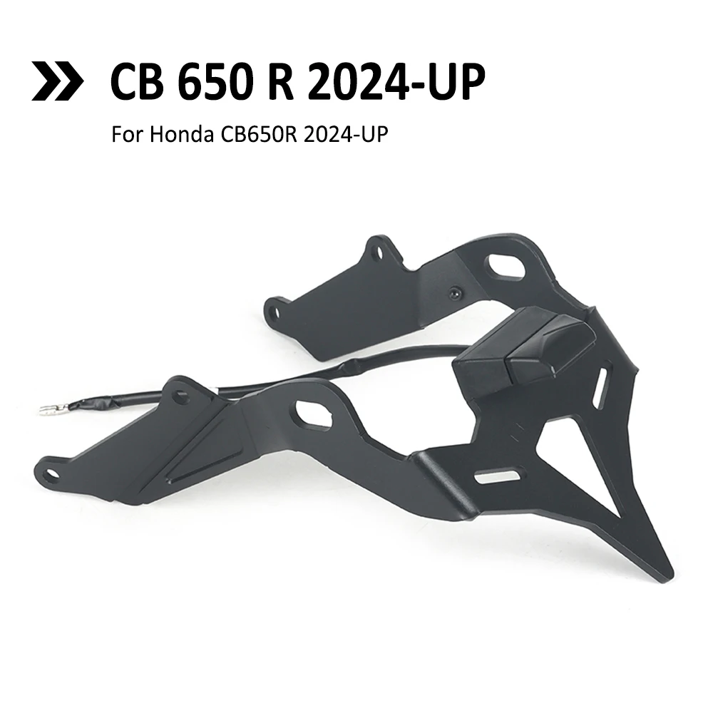 For Honda CB 650 R CB 650R CB650R -UP Motorcycle Rear Short Tail Stock Tidy License Plate Holder Tailstock Bracket LED Light license plate holder,motorcycle license plate holder