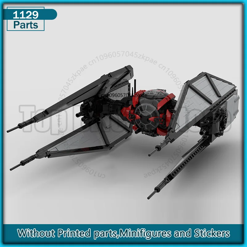 TIE Whisper MOC Building Blocks TIE/wi Spacefighter DIY Assembly Technology Bricks Collection Display Toys Xmas Gifts 1129PCS