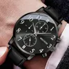 5PCS Set Fashion Mens Sports Bracelet Watches For Men Military Quartz Wrist Watch Classic Male Casual Leather Watch Reloj Hombre 4