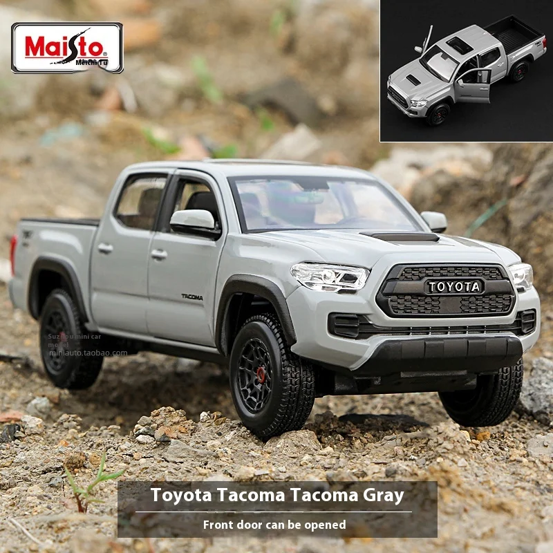 1/27 Maisto 車モデルトヨタハイラックスタコマシミュレーション