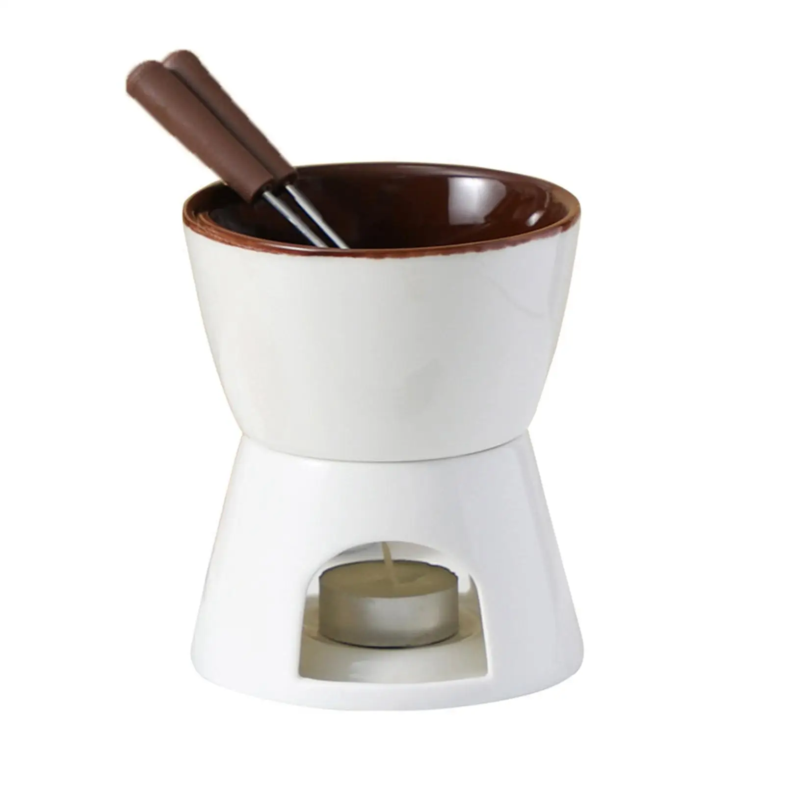 Chocolate Fondue Pot Cooking Cookware Dinner Wedding Dining Caramel 300ml