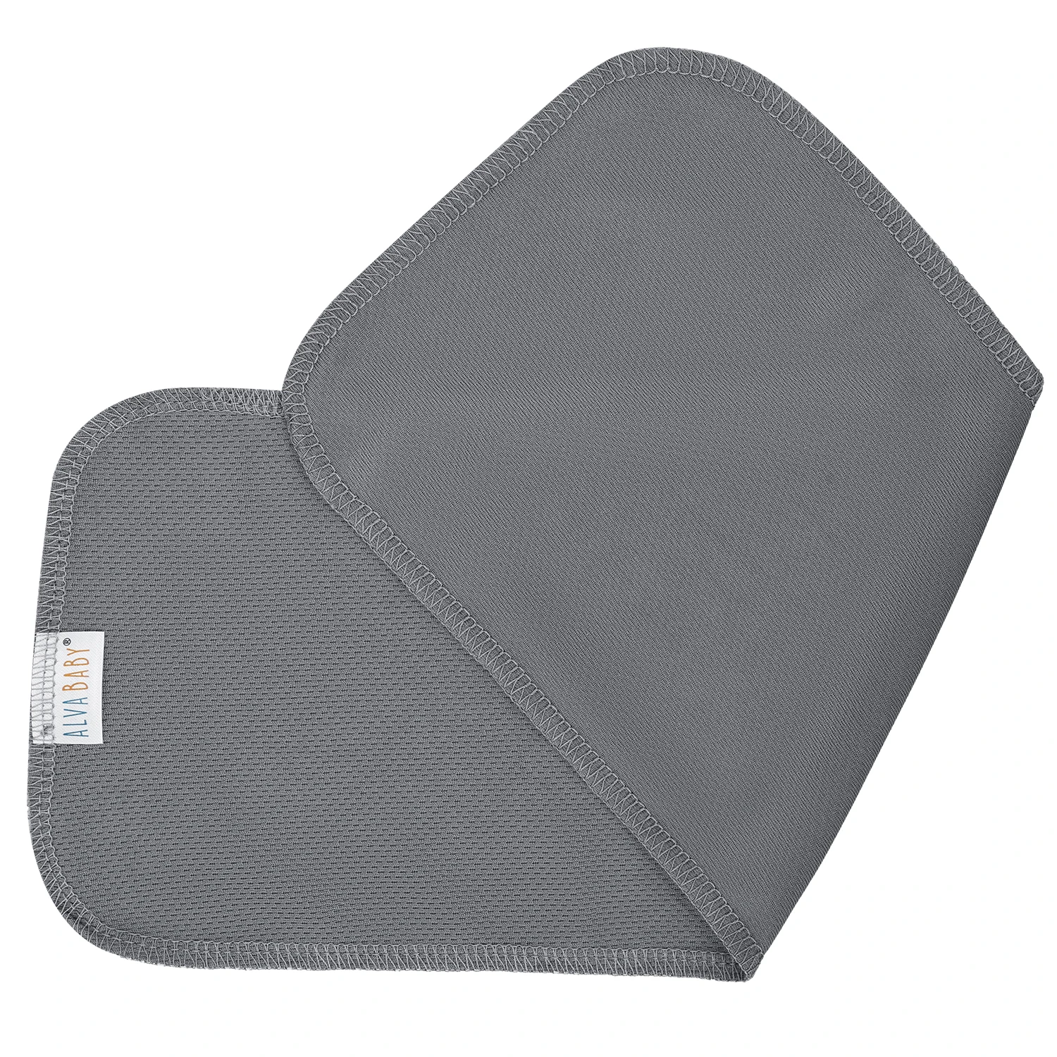 10pcs per pack 1-layer AWJ liners ALVABABY Reusable Nappy Liners Infant Baby Athletic Wicking Jersey Cloth Diaper Liners Grey Diaper Liners