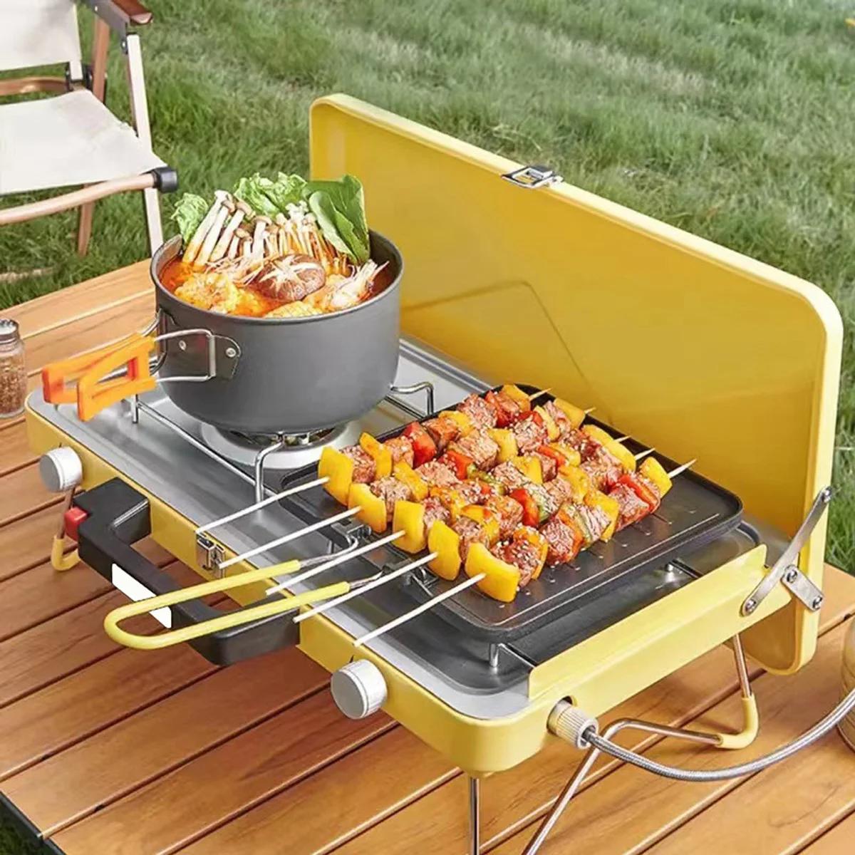 Portable 2-Burner Camping Stove 1