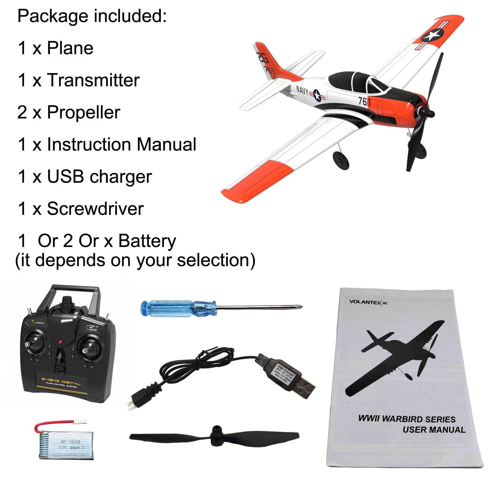 T28 Trojan RC Plane 761-9 2.4G 4CH Warbird RC Airplane One-key Aerobatic Remote Control Aircraft Plane Model for Children Aldult 6