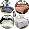 Detachable Dog Bed Mat Plush Winter Warm Pet Blanket Anti-Slip Washable Pet Kennel Puppy Medium Small Pad Dog Accessories 3