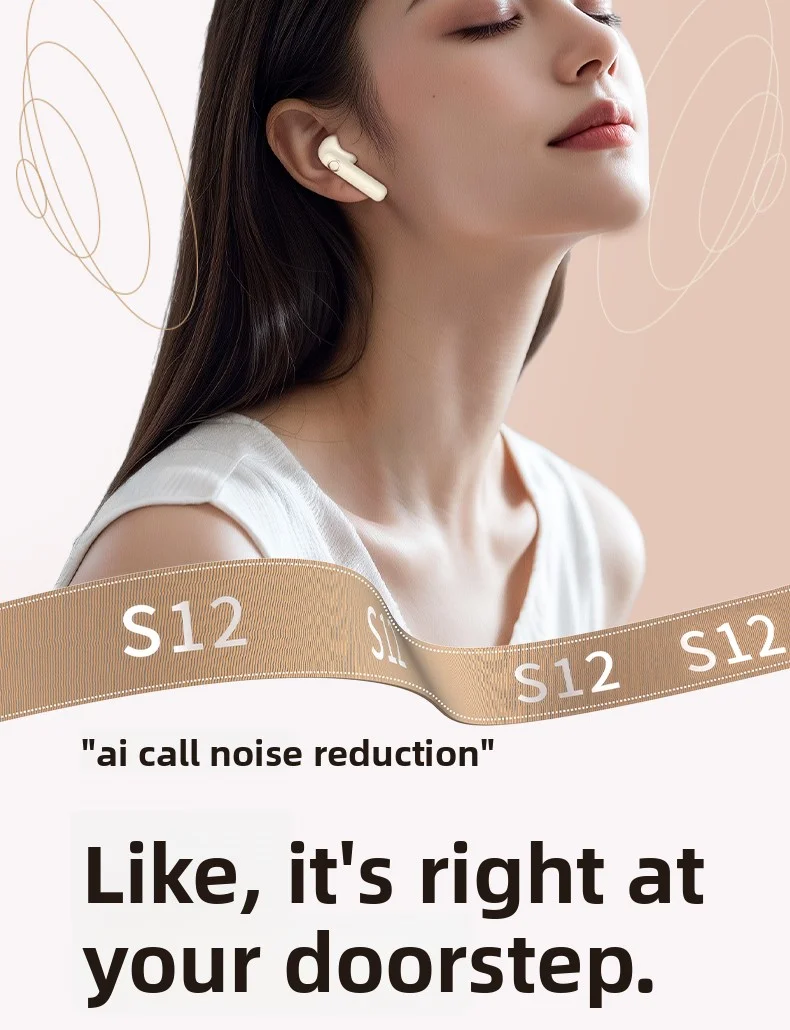 Bluetooth Earphones Comfortable Long-Wearing Earbuds New 2025 Model Pain-Free De