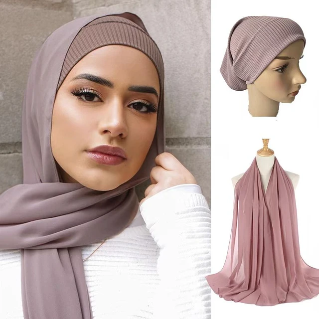 Matching Hijab and Bamboo Undercap Sets