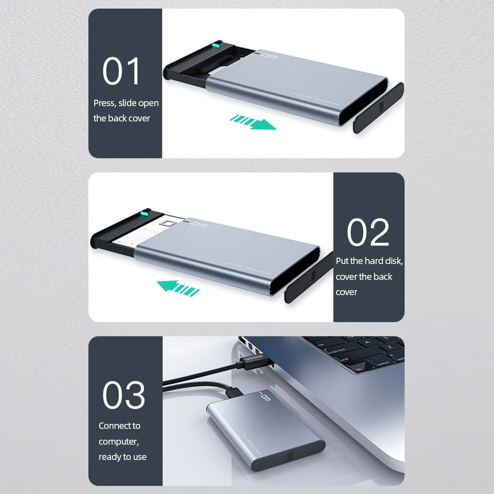 USB 3.0 to SATA 3 HDD ̽, SSD ̽, ܺ SDD Ŭ, 2.5 ġ, 7mm, 9mm SSD SATA