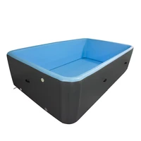 Piscine gonflable carrée 5x3x1,2m, sur mesure avec filet renforcé, pour le plaisir estival dans la cour pour adultes et familles 3