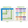 Multiplication Games Pop Toy Erasable Card Pen, Quick Push Pop Math Learning Writing Games, Educational Stationery for Kid Pupil 4
