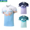YONEX New Badminton Competition Uniforms Men's Women's And Kids Fly-sleeved Tops Quick-drying Breathable Short-sleeved T-shirts 1