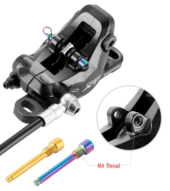 Brake Pad Shimano Disc Brake Caliper Bolts Bicycle Hydraulic Disc