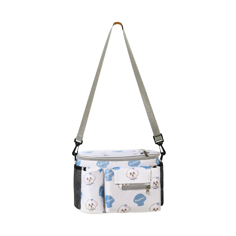 Waterproof Baby Stroller Hanging Bag Large-capacity Diaper Bottle Storage Utili Multifunction Baby Pram Organizer Oxford Cloth