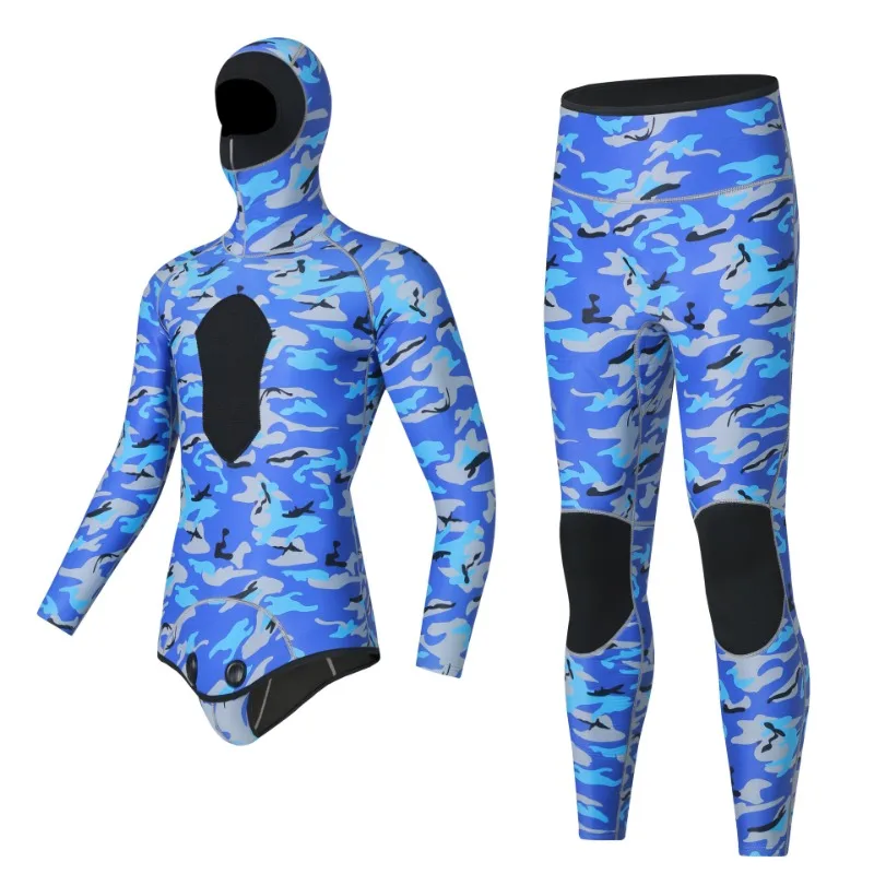 Diving Suits 3mm Split Long Sleeved Cold Resistant and Warm Elastic