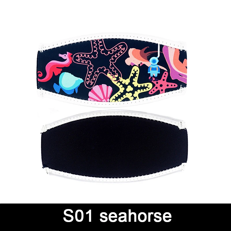 Scuba Oceanarium Waterproof Diving Mask Strap Cover Underwater Snorkeling Long Hair Wrapper Protector