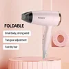 Kemei KM-6837 simple foldable household color portable hair dryer, negative ion constant temperature hair care hair dryer 3