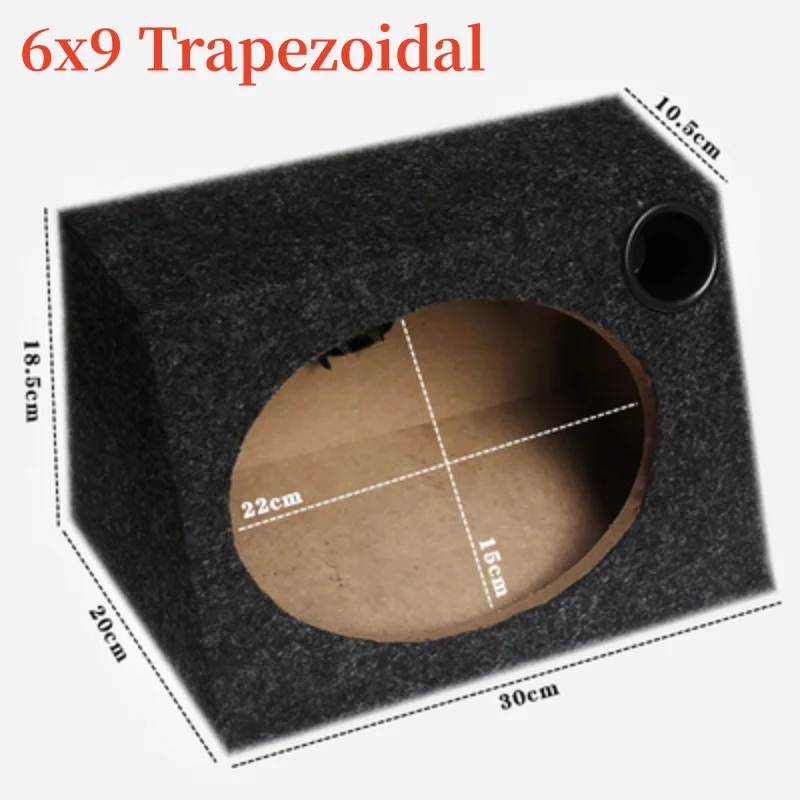 DIY Vehicle Audio Modification 8 -inch/ 6.5-inch Speaker Case, Car Sound Automotive Box, Car Subwoofer Box