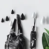 Wall Mounted Hook Creative Water Droplet Clothes Hats Hook Powerful Multi-Purpose Keychain Decorative Wall Clothes Storage 5