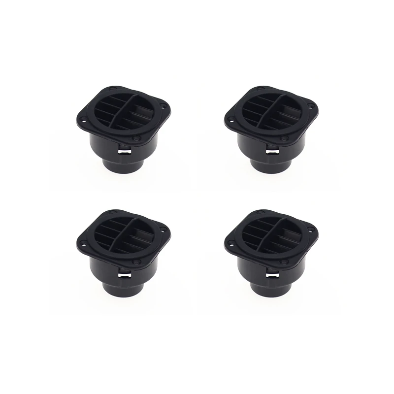4 Set 42mm Car Auto Heater Duct Pipe Ducting Warm Air Outlet Vent Hose Clips Fits For Parking Diesel Heater Webasto Eberspacher
