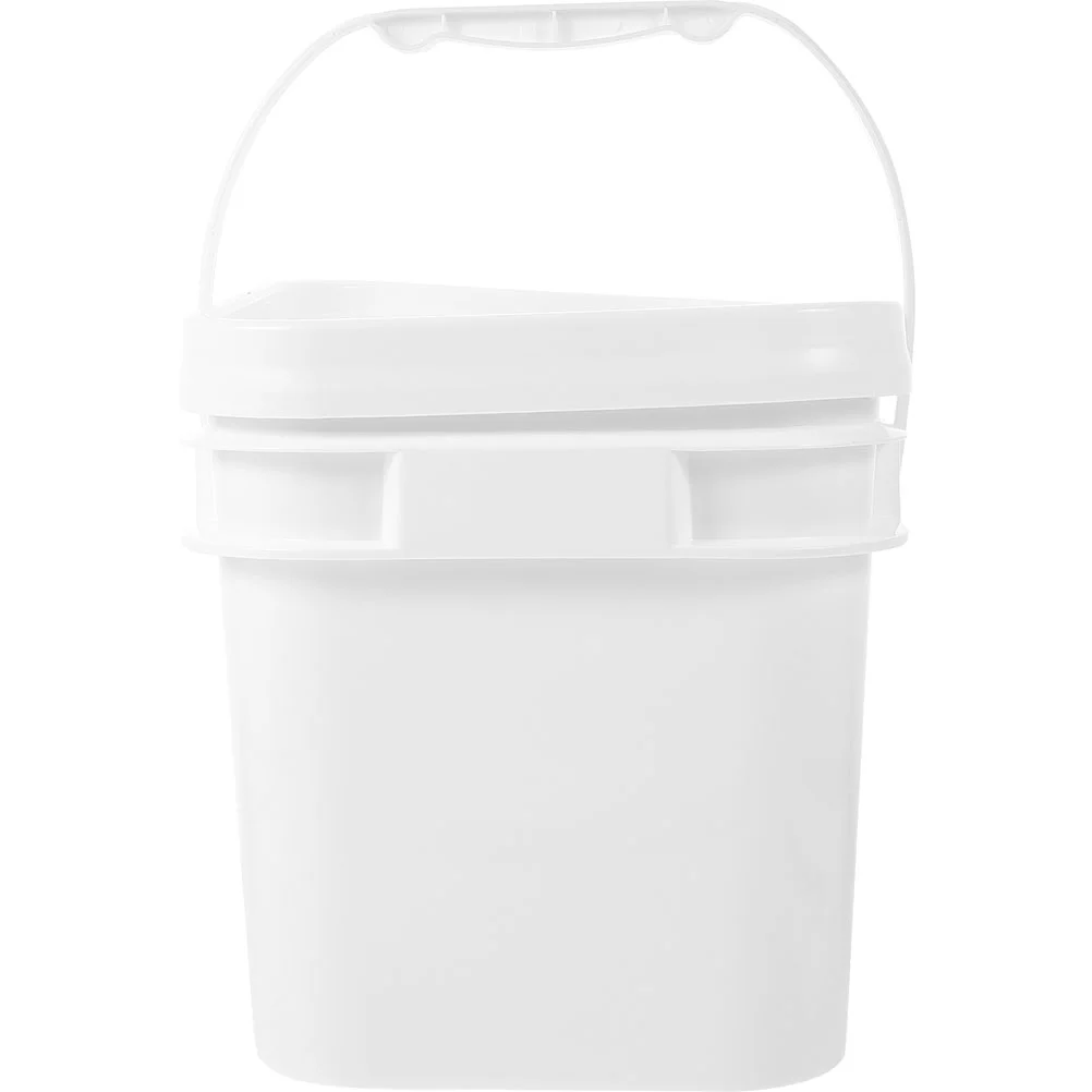 

Plastic Bucket With Handle Lid Reusable Paint Bucket Oil Paint Pail Bucket Painters Kettle Empty Paint Can Bucket With Lid