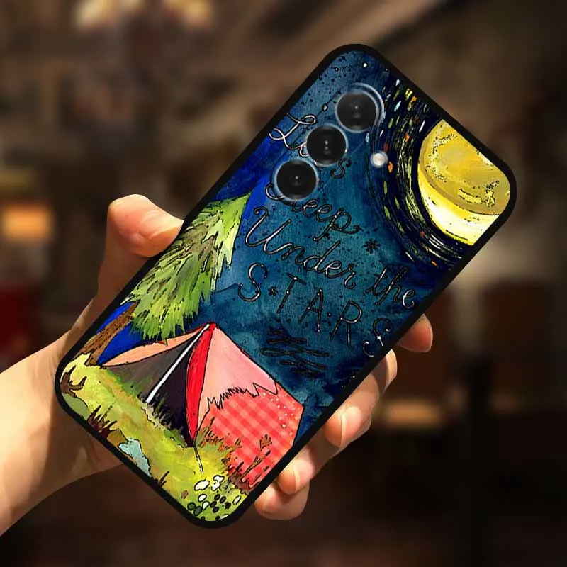 3D Flower Soft Relief Emboss Silicone Back Cover TPU Protector