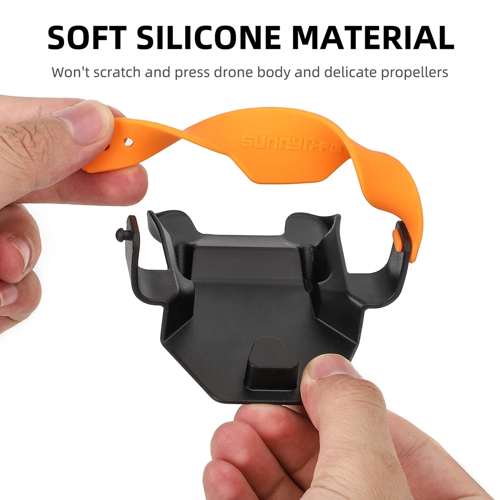 Gentle Silicone Strap Silicone Prop Holder Propeller Foldable Drone Props Fixed Mount Guard Elastic Fix Strap for DJI Mini 4 Pro drone accessories propeller protector