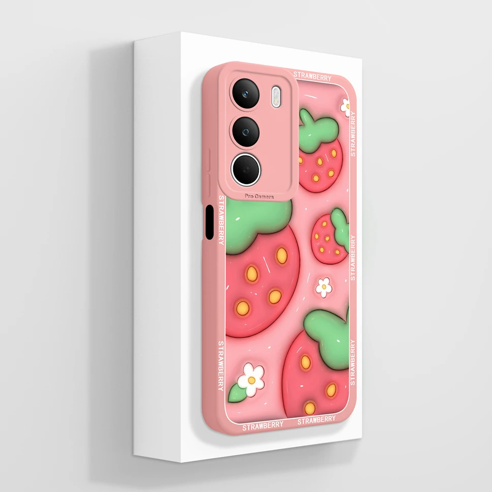 Lovely Flowers Pattern Shockproof Phone Case - Full Protection Cover