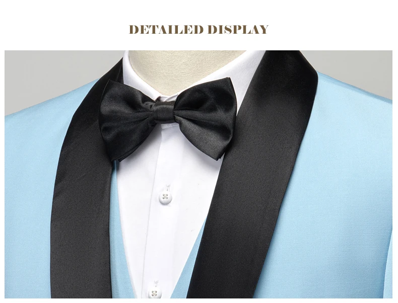 S7542cb97cb3d4dbdb4403ea15e1868d4D M-6XL Men's Casual Business Have Smoking Suit High End Brand Boutique Fashion Blazer Vest Pants Groom Wedding Dress Party Suit