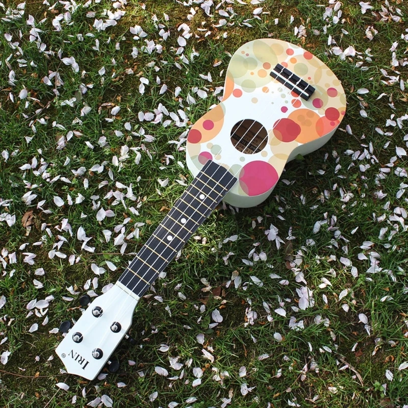 

Hawaiian Starter Ukuleles Colorful Bubble Pattern Acoustic Ukulele (21 Inch)