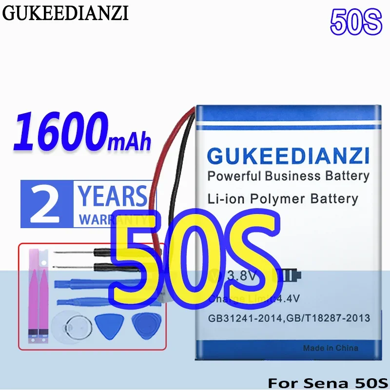 Batteria Gukeedianzi Ad Alta Capacità Per Sena S10 S20 10U 30S Evo 30K 50R Shoei Gt-Air Ii 2019 Smh10 Slr2 Sp51 10C 10 S 20S 50S