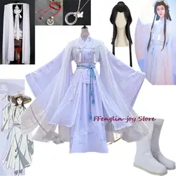 Tian Guan Ci Fu Xie Lian Cosplay Costume Wigs Bamboo Hat Chu Wanning HanFu Halloween Costumes Heaven Official's Blessing Hat