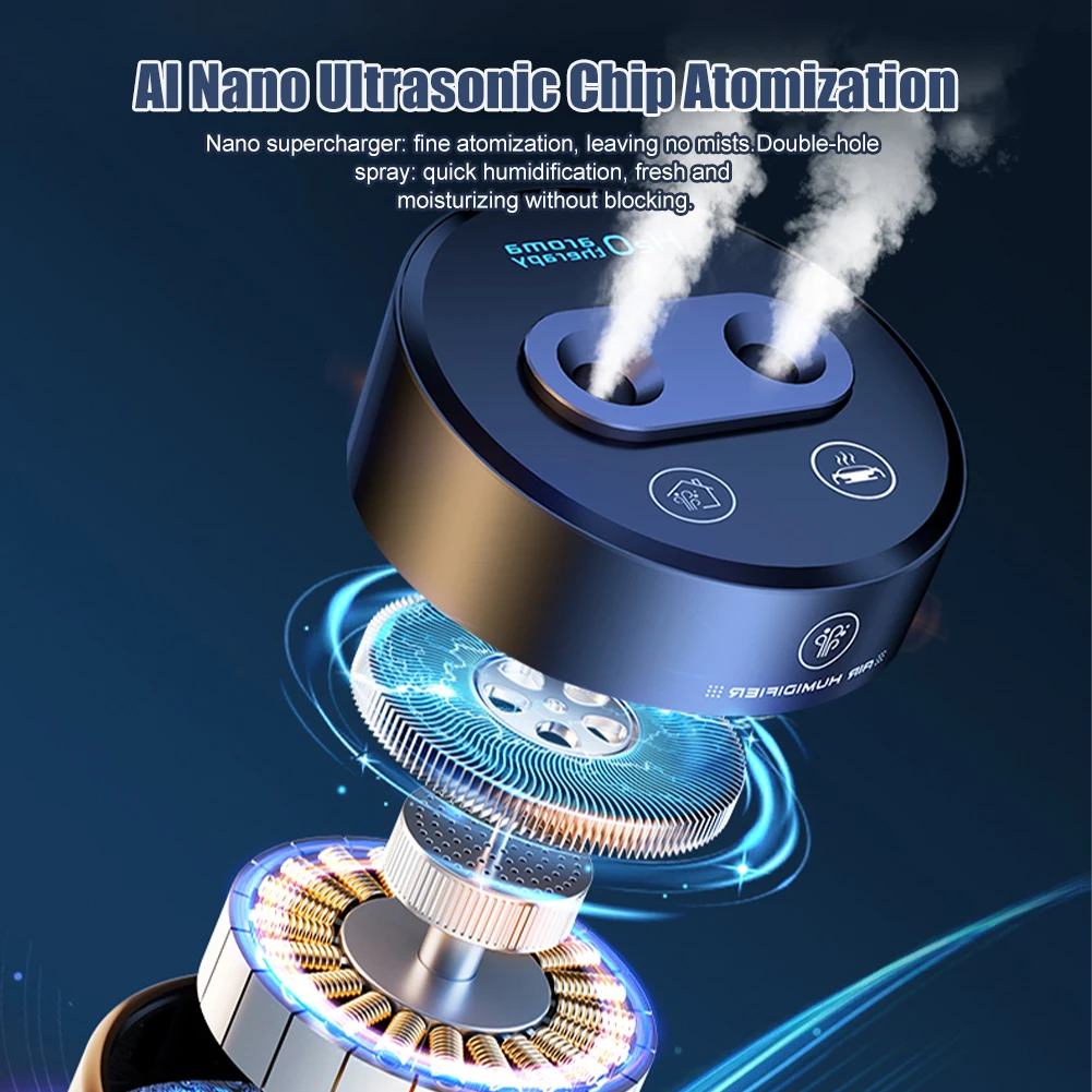 Air Humidifier Portable USB Aromatherapy Car Perfume Colorful Cup Air Freshener Essential Oil Fragrance Diffuser Cool Mist Maker