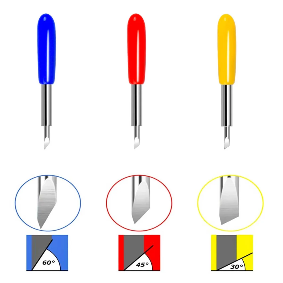 Рисунок 6 - 30/45/60 градусов режущий плоттер
