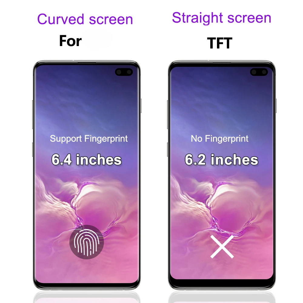   LCD ÷ ġ ũ Ÿ  ǰ, Ｚ S10 ÷ G975F SM-G975U SM-G975W