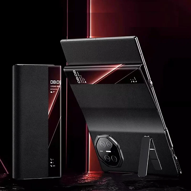 Premium Rotating Stand PU Leather Flip Book Cover